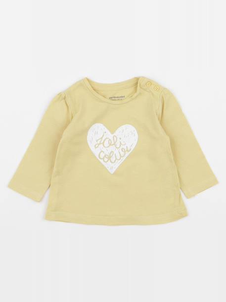 Tee-shirt - 3 mois Jaune 1 - vertbaudet enfant 