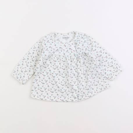 Tee-shirt - 3 mois Blanc 1 - vertbaudet enfant 