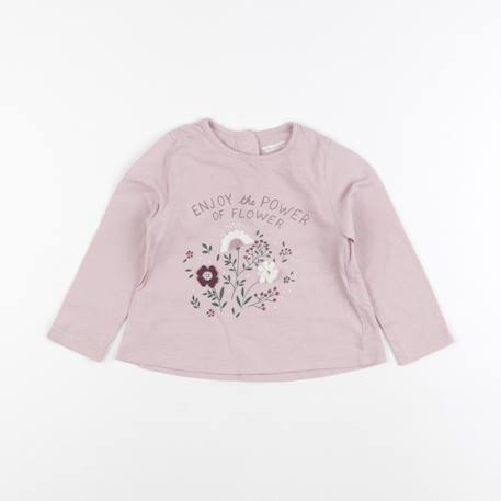 Tee-shirt - 18 mois Rose 1 - vertbaudet enfant 