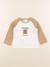 Tee-shirt - 12 mois Blanc, marron 1 - vertbaudet enfant 