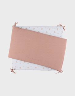 Tour de lit mousseline de coton bio  - vertbaudet enfant