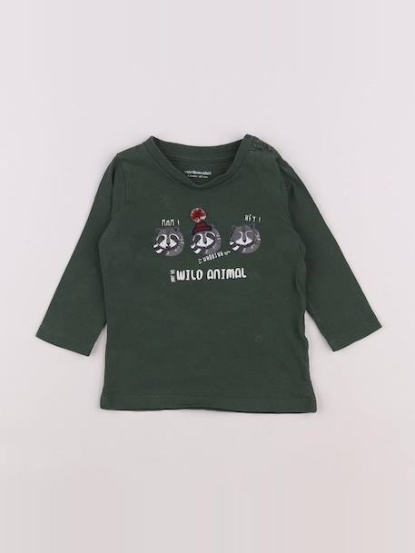 Tee-shirt - 6 mois Vert 1 - vertbaudet enfant 