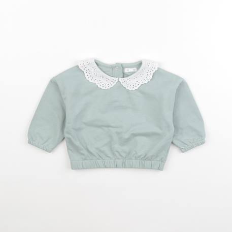 Tee-shirt - 6 mois Vert 1 - vertbaudet enfant 