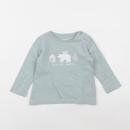 Tee-shirt - 12 mois Vert 1 - vertbaudet enfant 