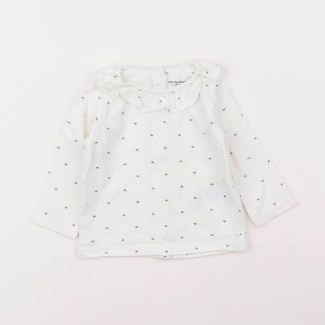 Tee-shirt - 6 mois Blanc 1 - vertbaudet enfant 