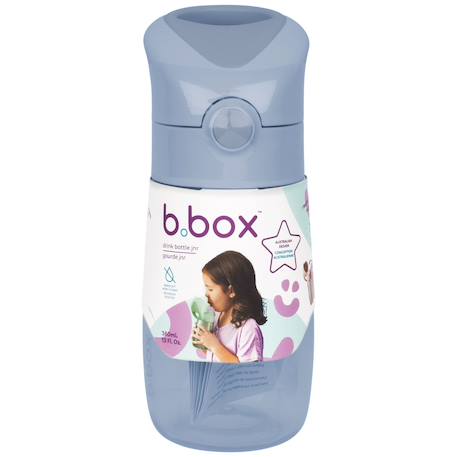 Gourde enfant avec paille – bouteille légère en tritan Bleu+Rose+Vert 4 - vertbaudet enfant 