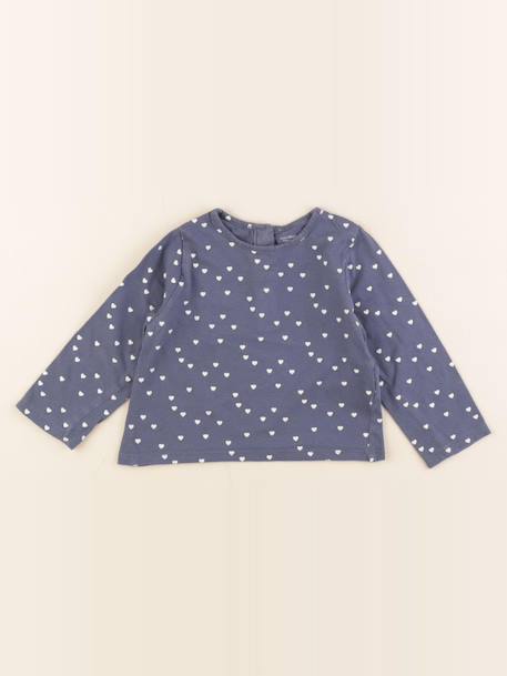Tee-shirt - 18 mois Bleu 1 - vertbaudet enfant 