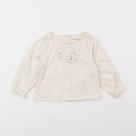 Tee-shirt - 6 mois Blanc 1 - vertbaudet enfant 