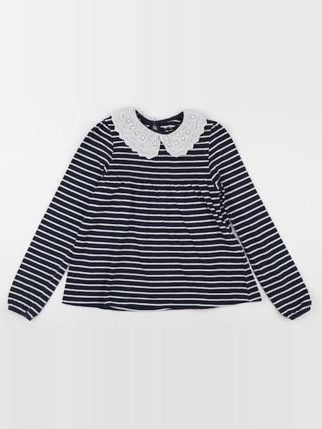 Tee-shirt - 12 ans Bleu 1 - vertbaudet enfant 