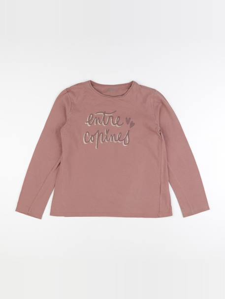 Tee-shirt - 12 ans Rose 1 - vertbaudet enfant 