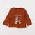 Tee-shirt - 3 mois Marron 1 - vertbaudet enfant 