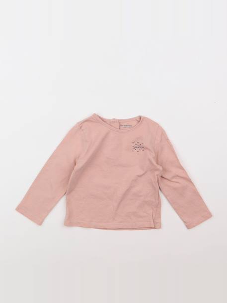 Tee-shirt - 12 mois Rose 1 - vertbaudet enfant 