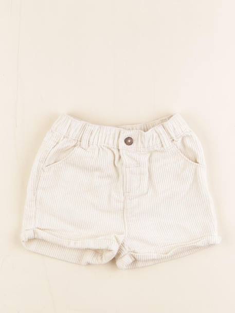 Short - 18 mois Blanc 1 - vertbaudet enfant 