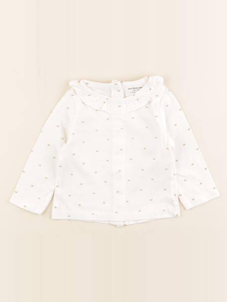 Tee-shirt - 6 mois Beige, or 1 - vertbaudet enfant 