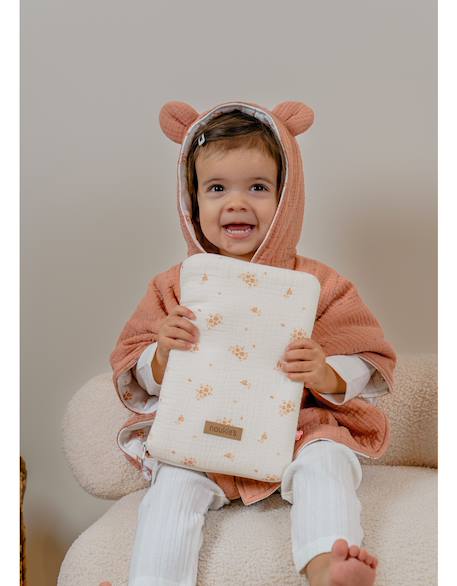 Protège carnet de santé mousseline bio Ecru 2 - vertbaudet enfant 