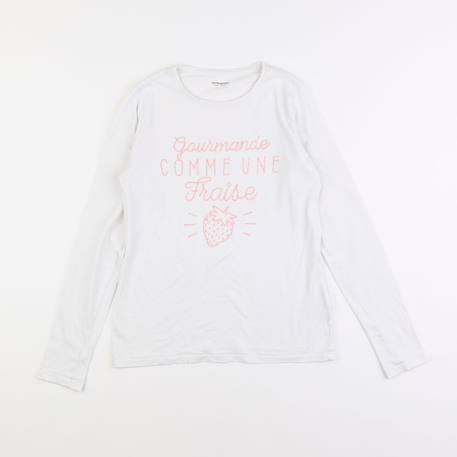 Tee-shirt - 12 ans Blanc 1 - vertbaudet enfant 