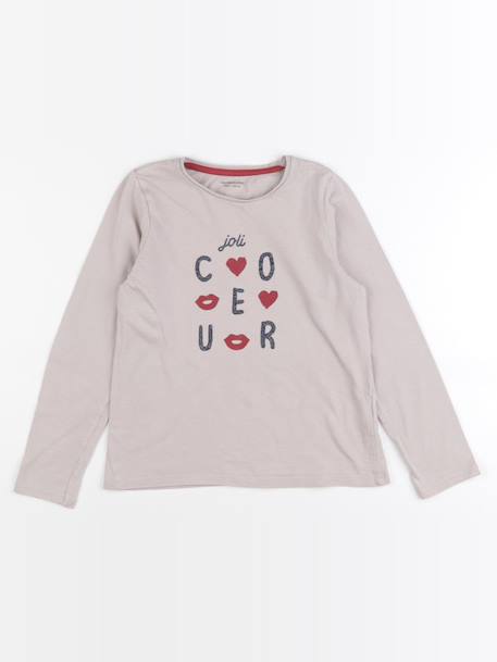 Tee-shirt - 8 ans Rose 1 - vertbaudet enfant 