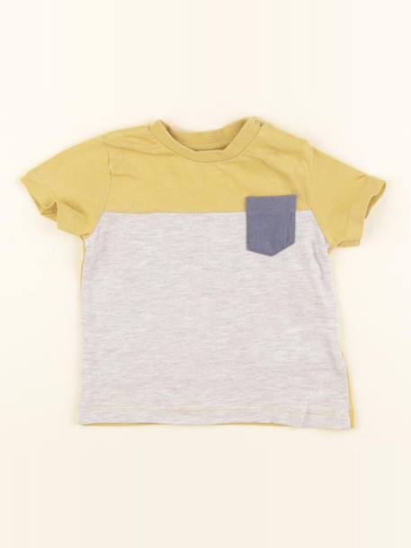 Tee-shirt - 6 mois Gris 1 - vertbaudet enfant 