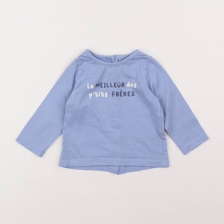 Tee-shirt - 6 mois Bleu 1 - vertbaudet enfant 