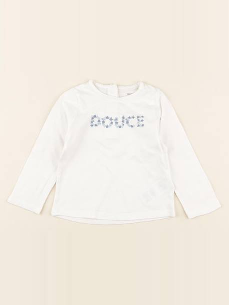 Tee-shirt - 12 mois Blanc 1 - vertbaudet enfant 