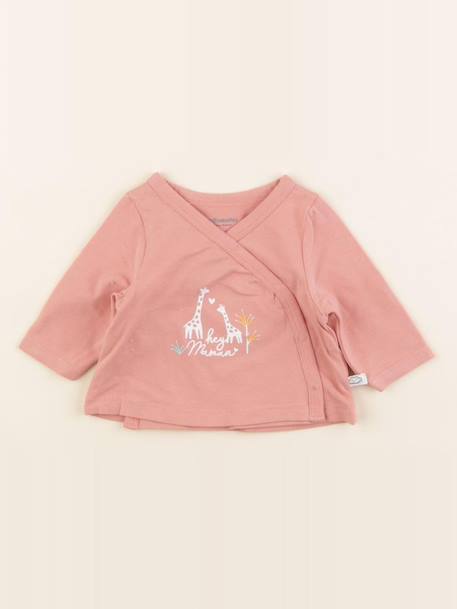 Tee-shirt - 1 mois Rose 1 - vertbaudet enfant 