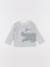 Tee-shirt - 6 mois Blanc, bleu 1 - vertbaudet enfant 
