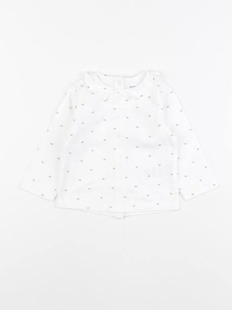 Tee-shirt - 6 mois Blanc 1 - vertbaudet enfant 