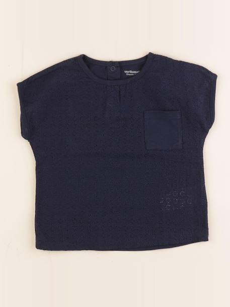 Tee-shirt - 12 mois Bleu 1 - vertbaudet enfant 