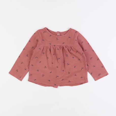 Tee-shirt - 9 mois Rose 1 - vertbaudet enfant 