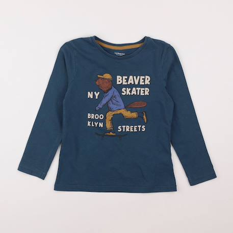 Tee-shirt - 8 ans Bleu 1 - vertbaudet enfant 