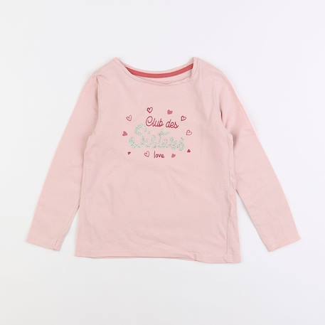 Tee-shirt - 4 ans Rose 1 - vertbaudet enfant 