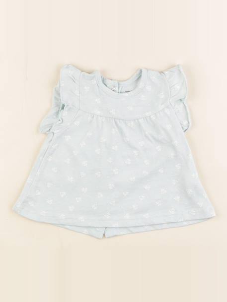Tee-shirt - 6 mois Vert 1 - vertbaudet enfant 