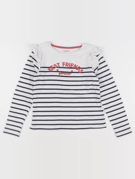 Tee-shirt - 8 ans Blanc 1 - vertbaudet enfant 