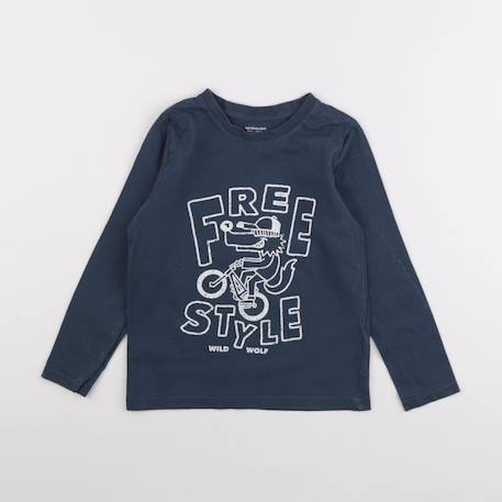 Tee-shirt - 8 ans Bleu 1 - vertbaudet enfant 