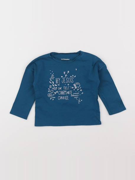 Tee-shirt - 6 mois Bleu 1 - vertbaudet enfant 