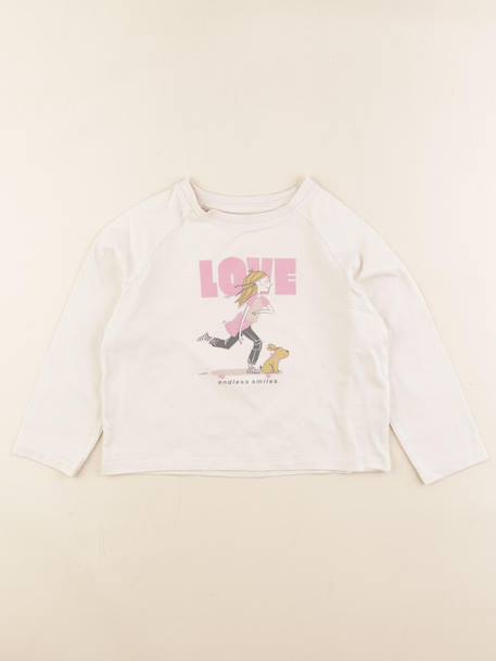 Tee-shirt - 4 ans Beige 1 - vertbaudet enfant 
