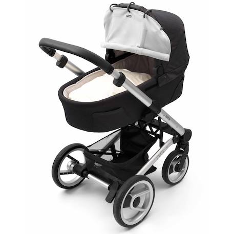Pare-soleil universel poussette et siège auto uv upf50+ Écru+Gris 8 - vertbaudet enfant 