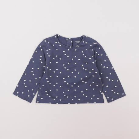 Tee-shirt - 12 mois Bleu 1 - vertbaudet enfant 