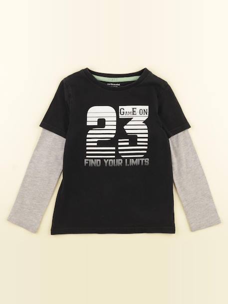 Tee-shirt - 4 ans Bleu 1 - vertbaudet enfant 