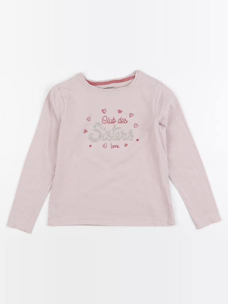 Tee-shirt - 8 ans Rose 1 - vertbaudet enfant 