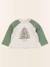 Tee-shirt - 9 mois Blanc, vert 1 - vertbaudet enfant 