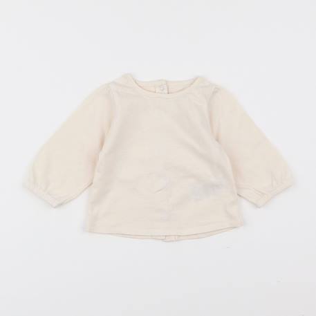 Tee-shirt - 3 mois Beige 1 - vertbaudet enfant 