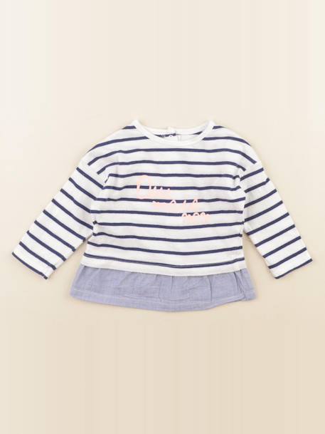 Tee-shirt - 6 mois Blanc 1 - vertbaudet enfant 