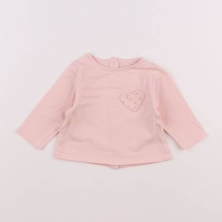 Tee-shirt - 3 mois Rose 1 - vertbaudet enfant 