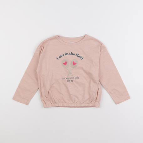 Tee-shirt - 4 ans Rose 1 - vertbaudet enfant 