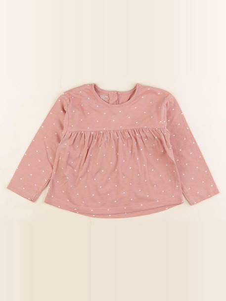 Tee-shirt - 24 mois Rose 1 - vertbaudet enfant 