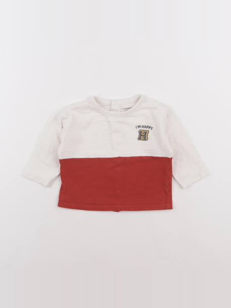 Tee-shirt - 9 mois Blanc 1 - vertbaudet enfant 