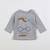 Tee-shirt - 3 mois Gris 1 - vertbaudet enfant 