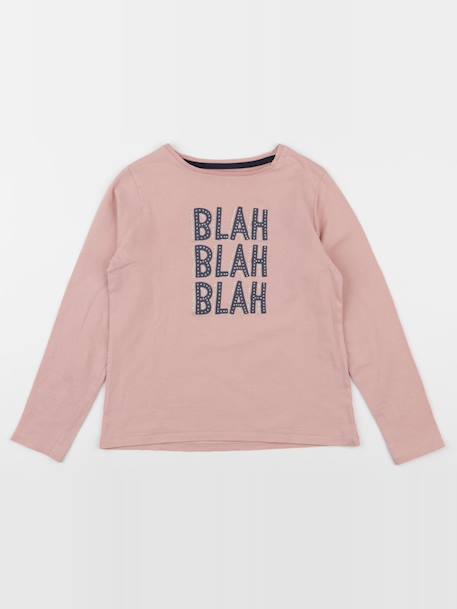 Tee-shirt - 8 ans Rose 1 - vertbaudet enfant 