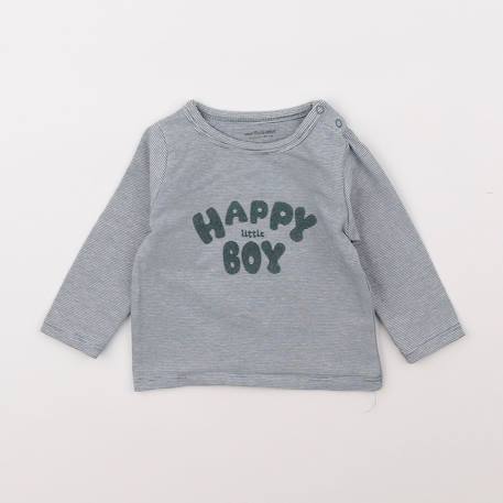 Tee-shirt - 6 mois Bleu 1 - vertbaudet enfant 